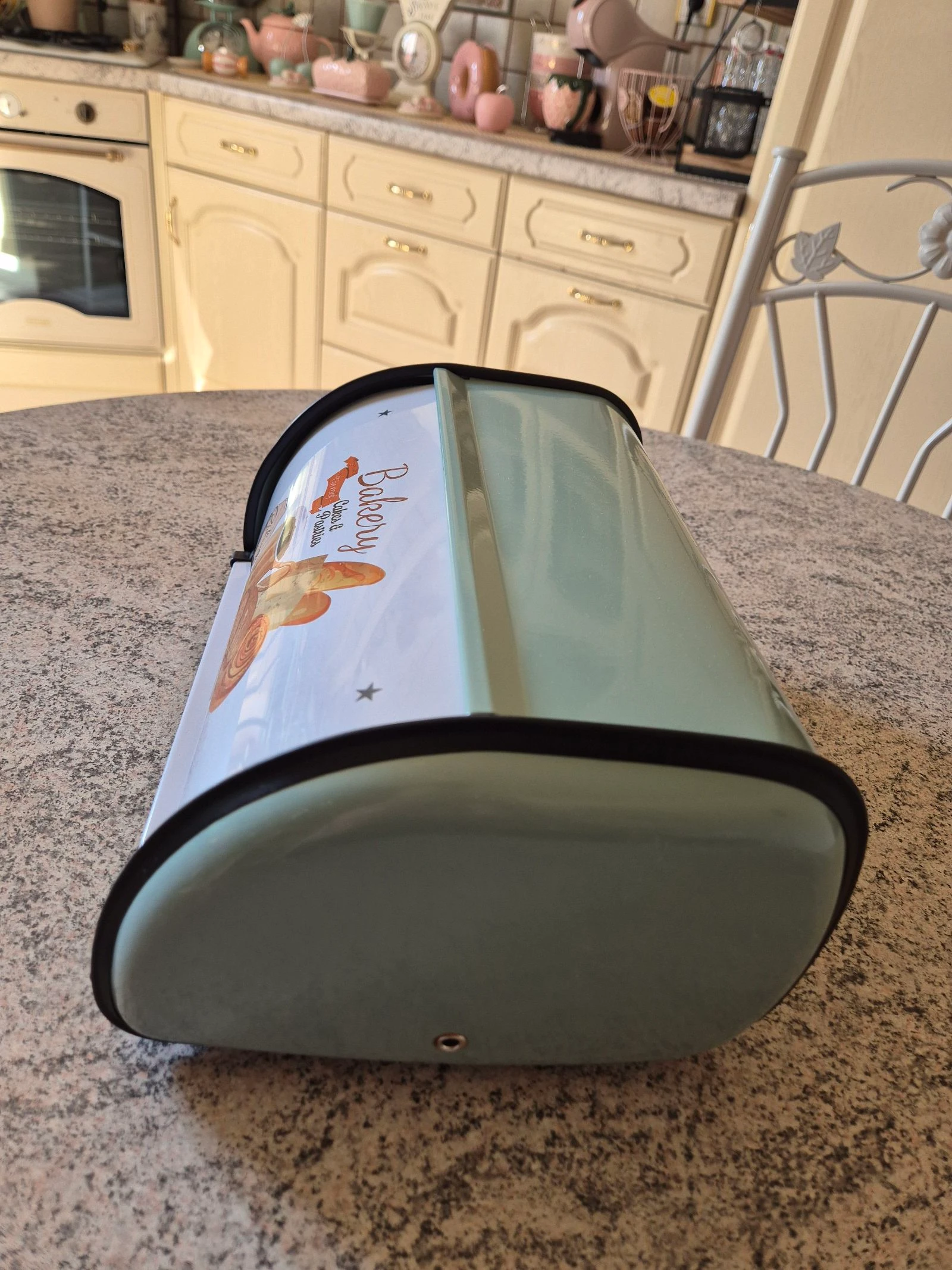 Retro metal bread and pastry box – photo 7